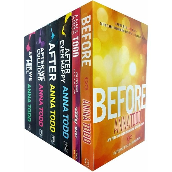 Simon & Schuster Ltd Anna Todd Before And After Series 6 Books Set Collection, Nothing More, After