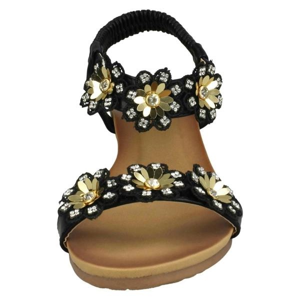 Savannah Ladies Savannah Mid Wedge Sandals