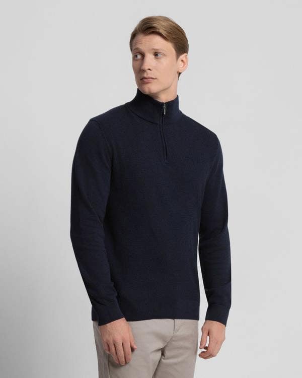 Steel & Jelly Knitted 1/4 Zip Jumper