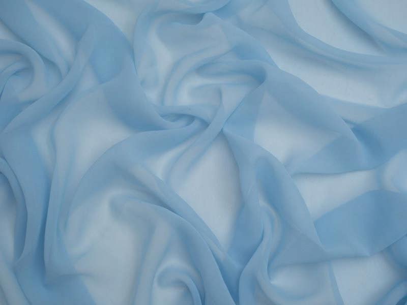 Minerva Core Range Minerva Light Sheer Chiffon Fabric - Plain Design Dressmaking Fabric, 110 cm / 44" Wide - per metre