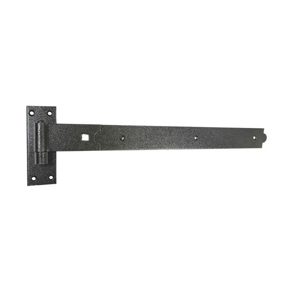 Hook and Band Hinge - Straight  - Black