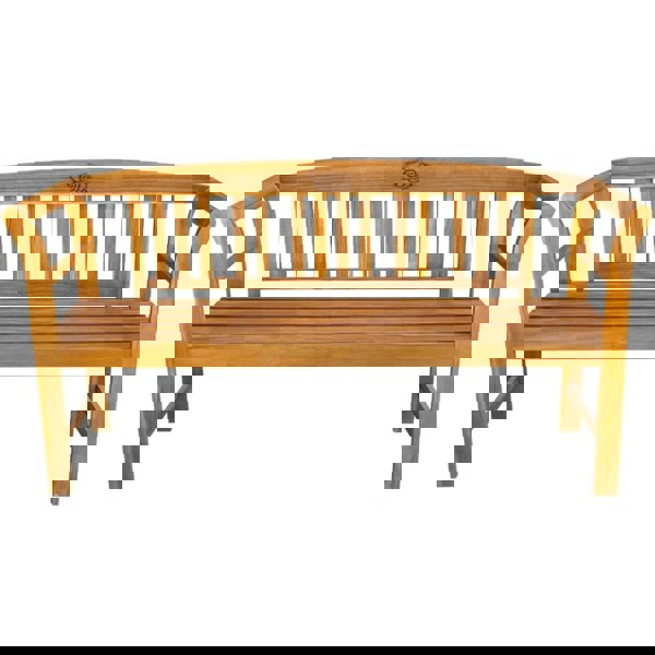 Berkfield Garden Bench 157 cm Solid Acacia Wood