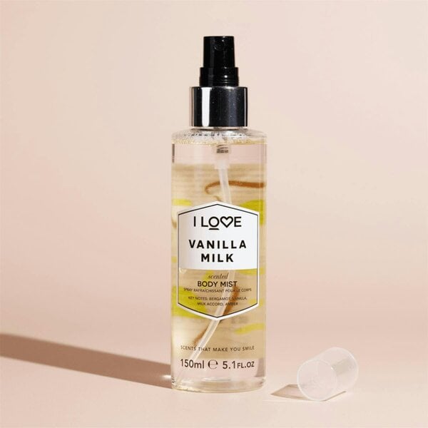 I LOVE Vanilla Milk Body Mist, 150ml