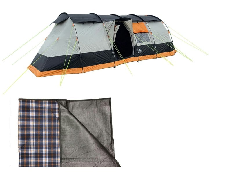 OLPRO Wichenford 8.0 - 8 Berth Holiday Camping Tent