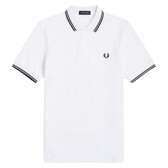 Fred Perry Twin Tipped Fred Perry Polo Shirt - White