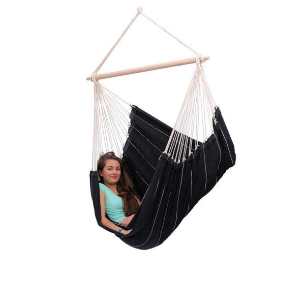 Amazonas Brasil Black Hammock Chair