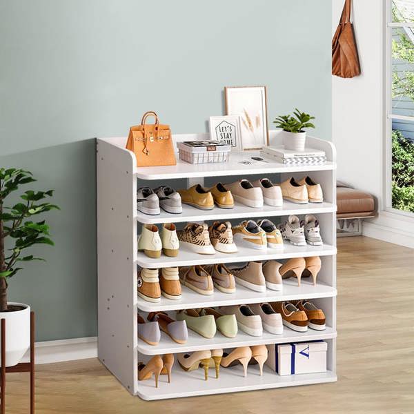 Living and Home 6-Tier Shoe Rack Shoe Cabinet for Entryway
