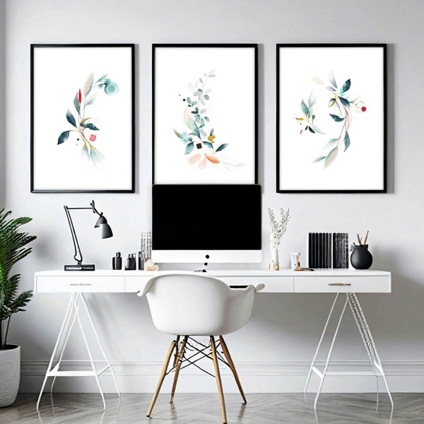 Wall Art For Work Office | set of 3 wall art prints