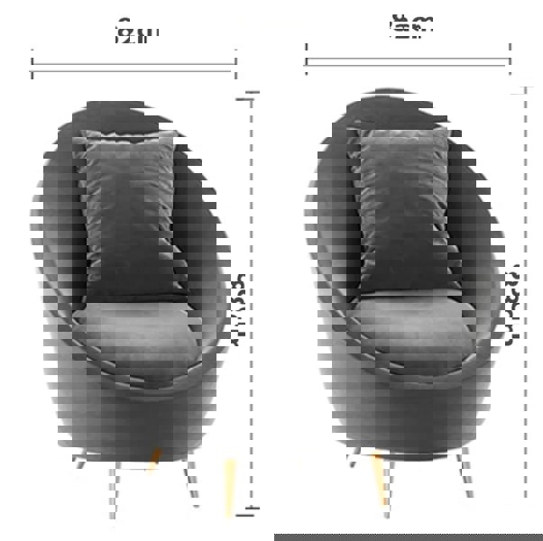 Slender Modern Curved Two Seater, Three Seater, Four Seater Sofa, Armchair, Velvet-Weilai-Weilai Concept