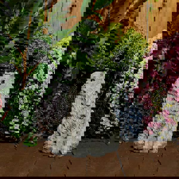 Stone Cast Upright Persian Cat Statues Garden Ornament