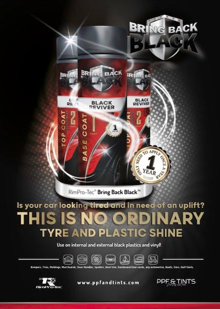 RimPro-Tec Group Bring Back Black™ Reviver 5 Liter Kit - Base Coat Black, Top Coat Gloss & Satin