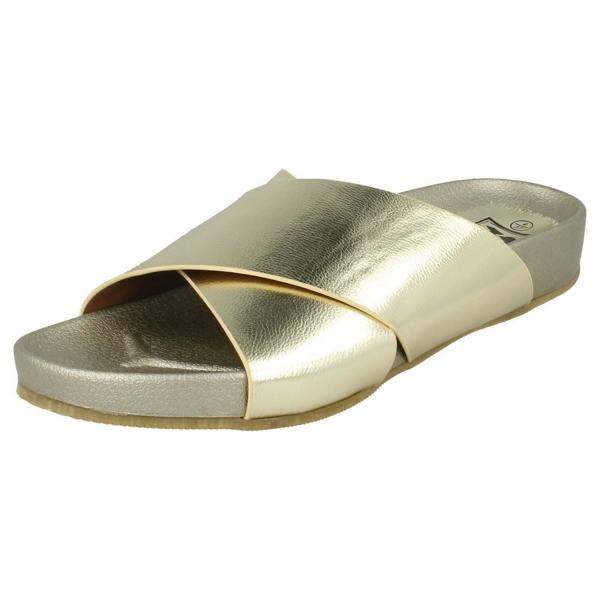 Down to Earth Ladies Down To Earth Metallic Mules