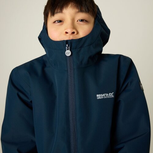 Regatta Kids Hurdle Insulated Waterproof Jacket - Navy