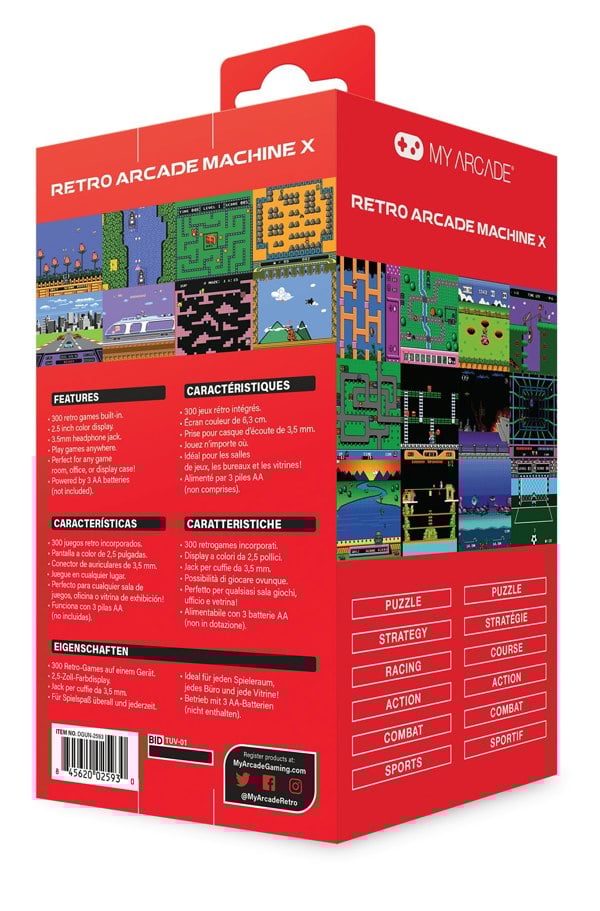 My Arcade | Retro Arcade Machine X (300 In 1) - xploregifts