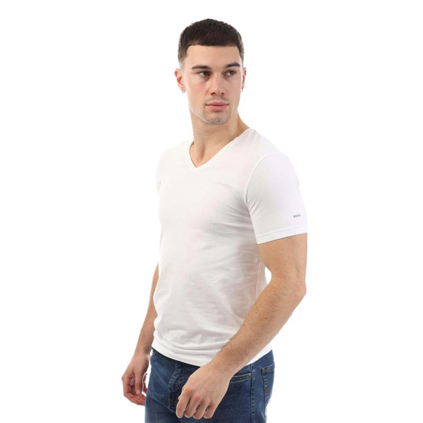 Boss Mens Spirit T-Shirt (Pack of 2) - White