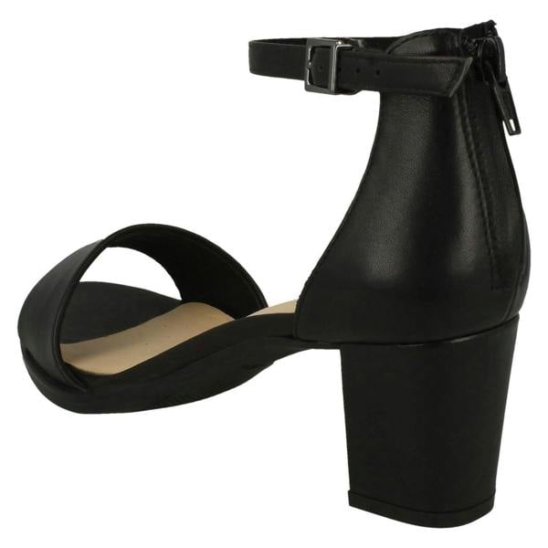 Clarks Ladies Clarks Heeled Strappy Sandals Kaylin60 2Part