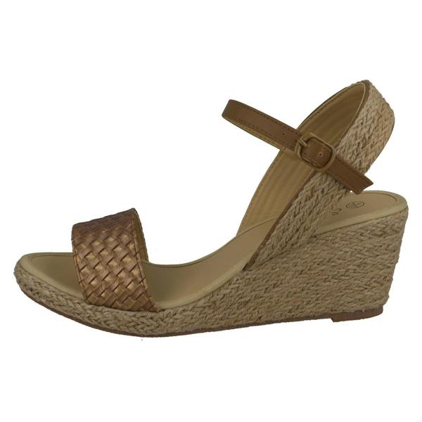 Savannah Ladies Savannah Rope Wedge Sandals