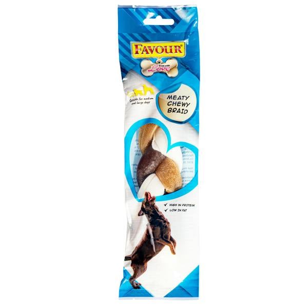 Favour Meaty Chewy Braid Dog Treats