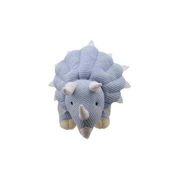 Wilberry Triceratops (Blue) - Small - Wilberry Knitted