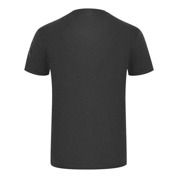 Aquascutum Mens 1851 AQ Logo T-Shirt - Black - 
