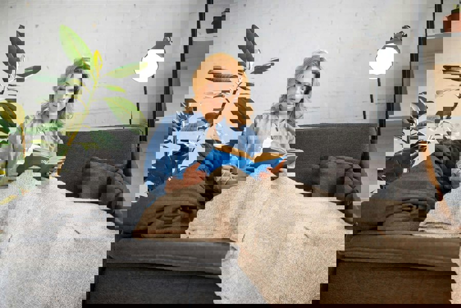 Emma Barclay Darcy Tassel Natural Blanket/Throw