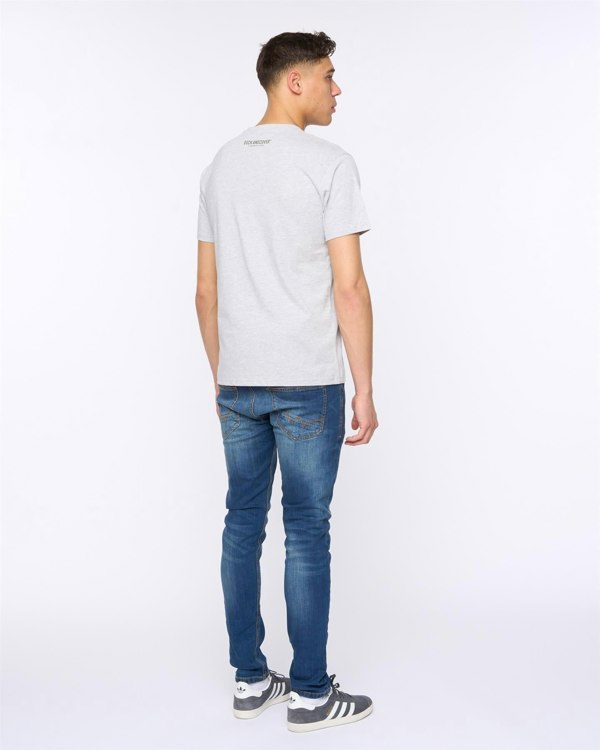 Duck and Cover Deecee T-Shirt - Grey Marl