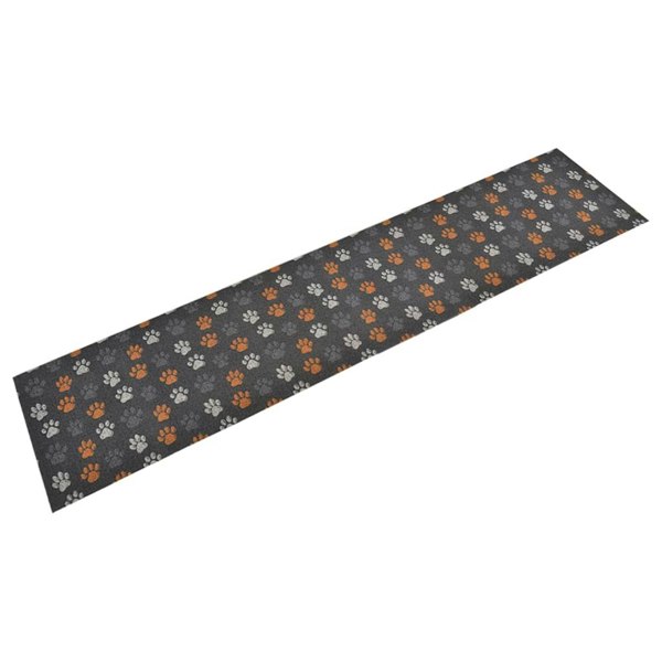 Berkfield Kitchen Rug Washable Paws 60x300 cm Velvet