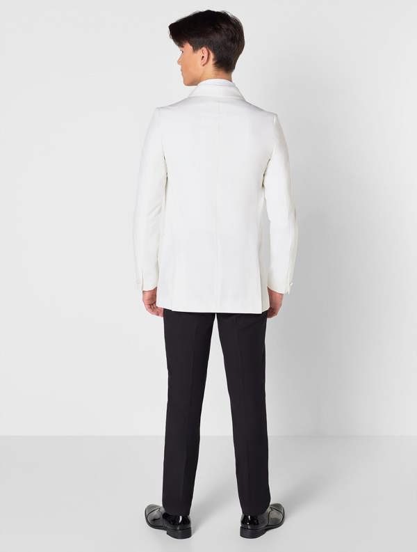 Double breasted boys ivory tuxedo