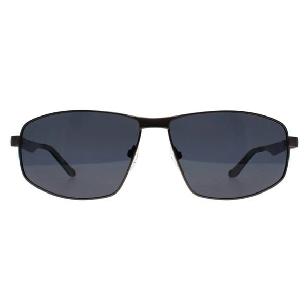 BMW Sunglasses BS0038 09D Matte Gunmetal Smoke Polarized