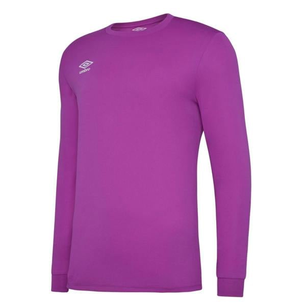 Umbro Mens Club Long-Sleeved Jersey - Purple Cactus - 