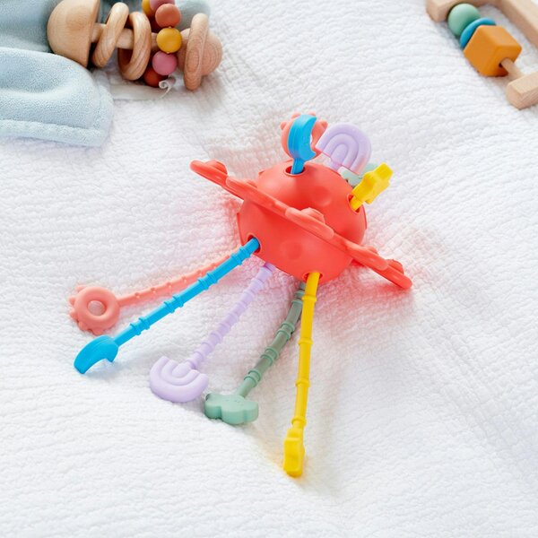 tickit SiliSoft® Zip Pull Toy (Rainbow)