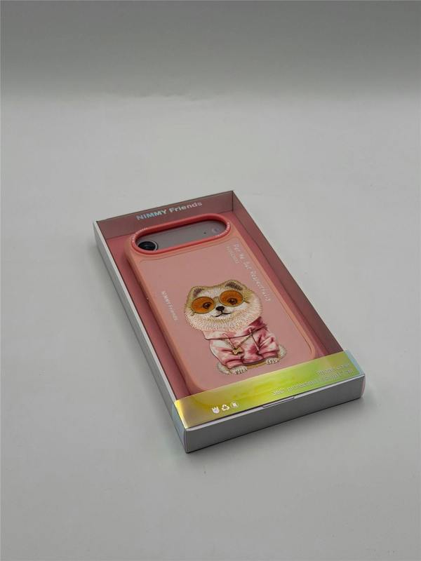 Nimmy Friends Nimmy Glass Cool Dog Case with MagSafe for iPhone 17 Air 6.5" Pink - N-YJ-IP17-AIR-031
