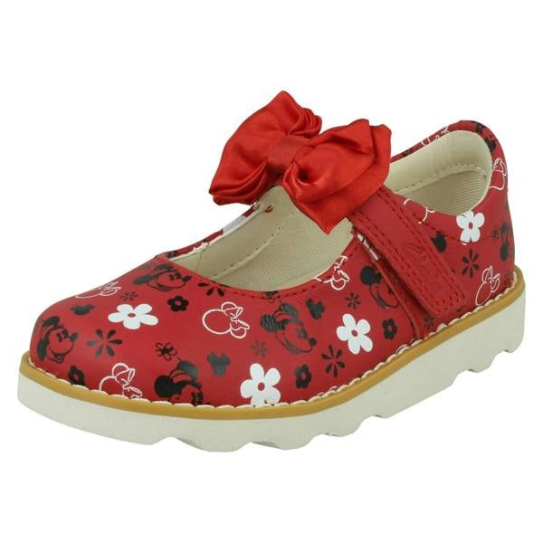 Clarks Girls Clarks Minnie Mouse Design Shoes Crown Bow