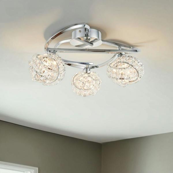 Pagazzi Lighting Monaco Semi-Flush Ceiling Light