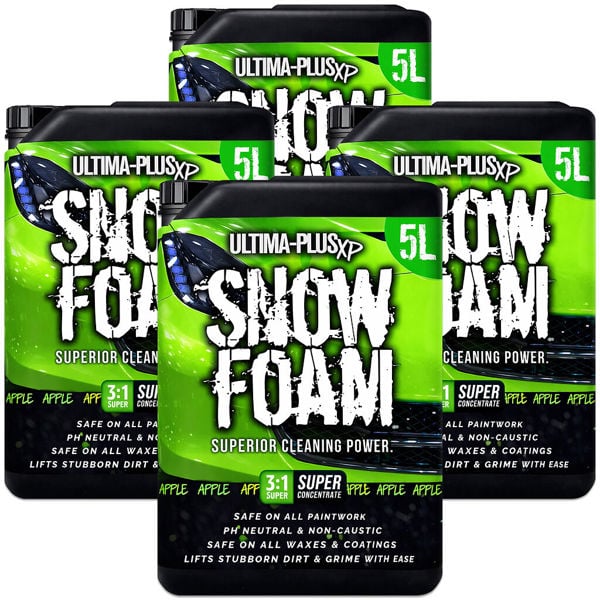 Ultima Plus XP Ultima-Plus XP Snow Foam Car Shampoo pH Neutral Wash - Super Thick Foam Pre-Wash - Apple Fragrance 20L