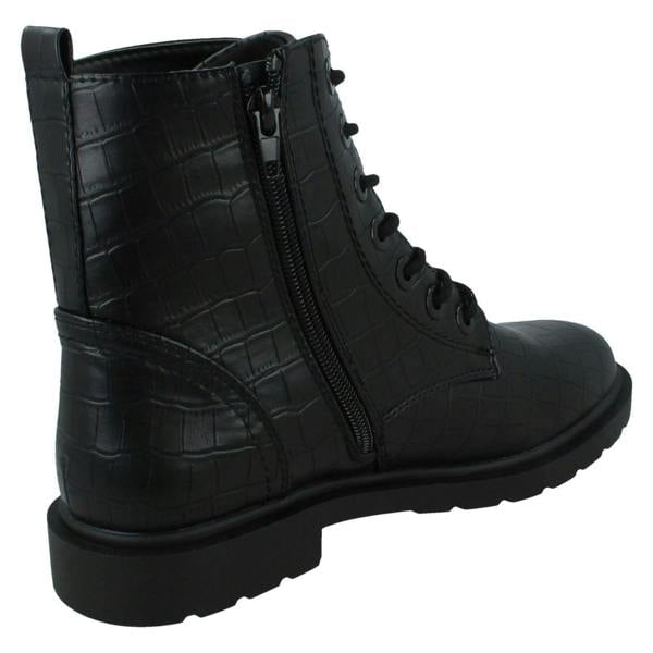 Spot On Ladies Spot On Casual Ankle Boots