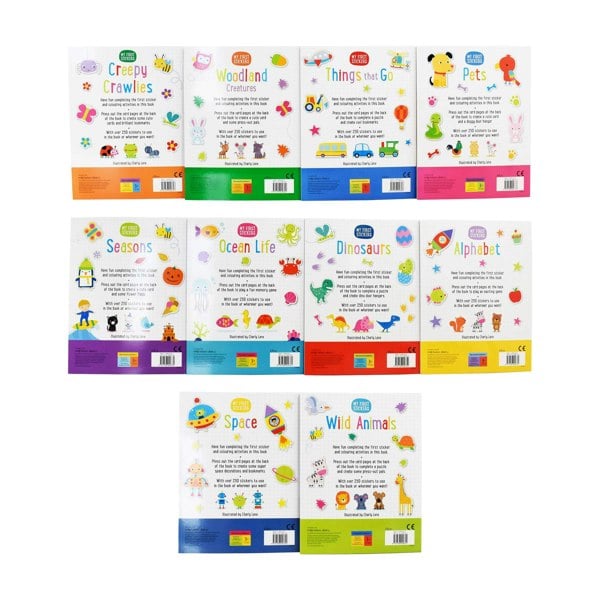 Make Believe Ideas My First Stickers 10 Activity Books Collection with Over 250 stickers