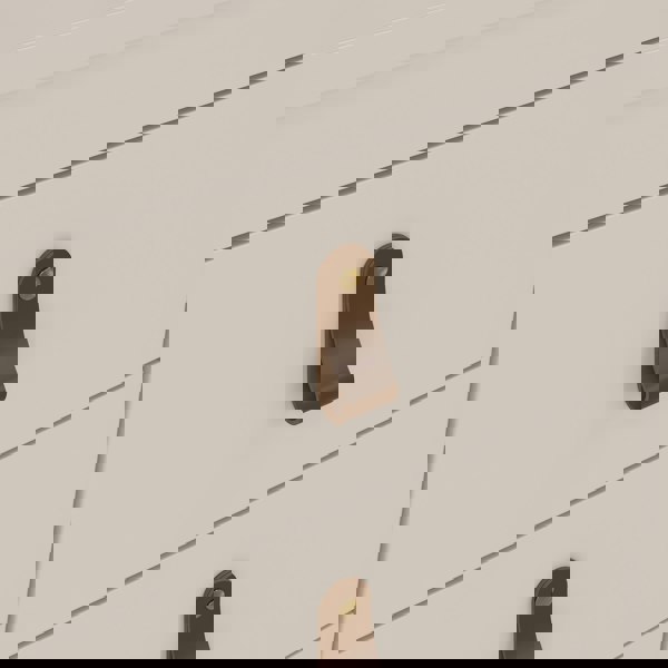 Furniture To Go Barcelona Bedside Table 3 Drawers in Cashmere