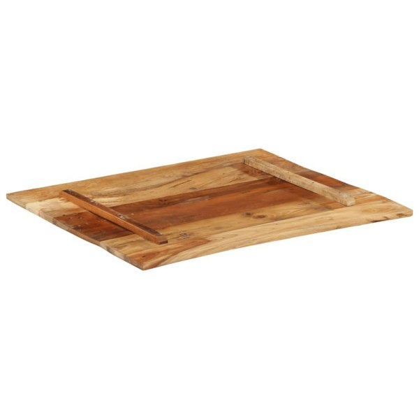 Berkfield Rectangular Table Top 70x80 cm 15-16 mm Solid Reclaimed Wood