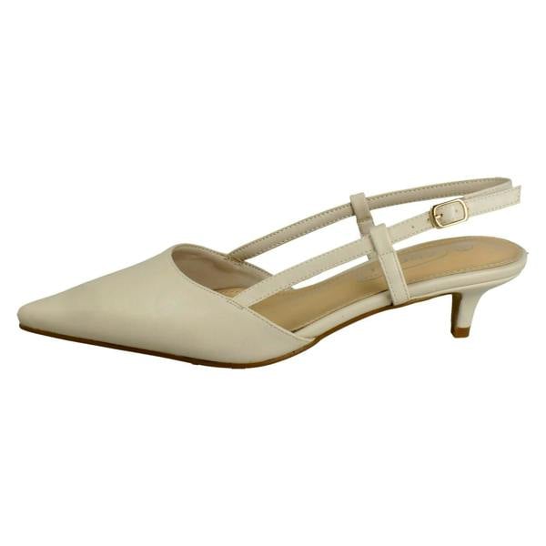 Spot On Ladies Spot On Pointed Slingback Shoes F00489