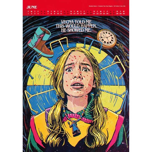 Stranger Things Collector's Edition A3 Calendar 2027, Wall Calendars, Month To View, Entertainment, Gift