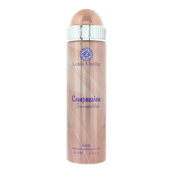 Louis Cardin Compassion Irresistible Perfumed Deodorant Body Spray 200ml