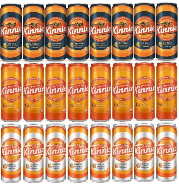 Kinnie Mixed Classic | Diet | Zest CANS Case (24 x 330ml)
