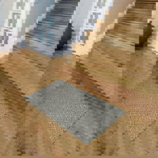 Diamond Design Washable Rug | Multi-Purpose | The Rugs