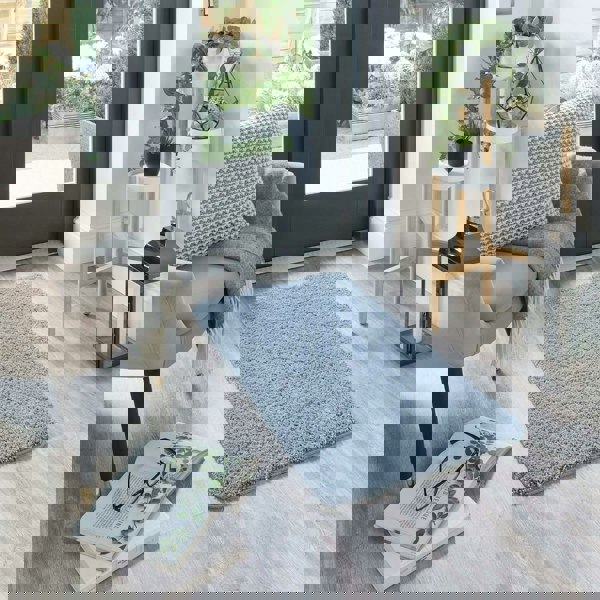 The Rugs Quality Tufted Washable Rug - Stylish Plain Design