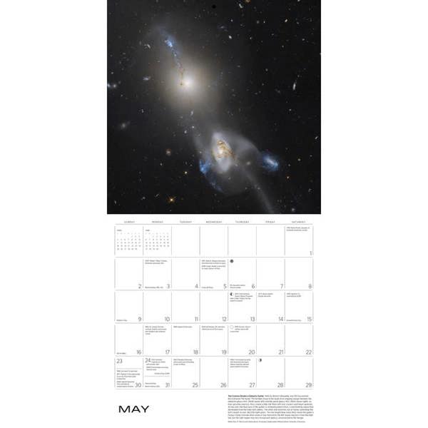 Space, Views From The Hubble and James Webb Telescopes Calendar 2027, Wall Calendars, Month To View, Natural World, Gift
