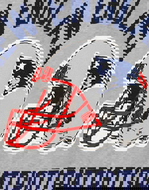 NFL Mens Grey New England Patriots Short Sleeved T-Shirt