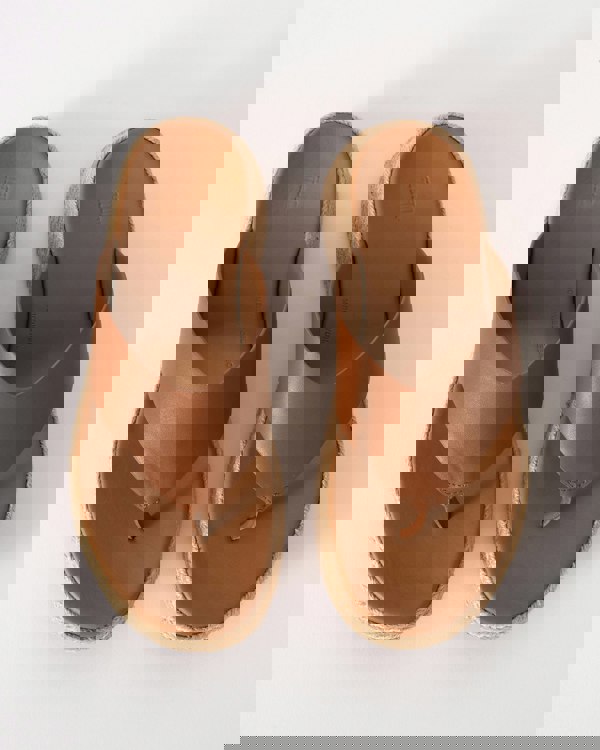 FitFlop Womens F-Mode Espadrille Leather Flatform T/Post Sandals