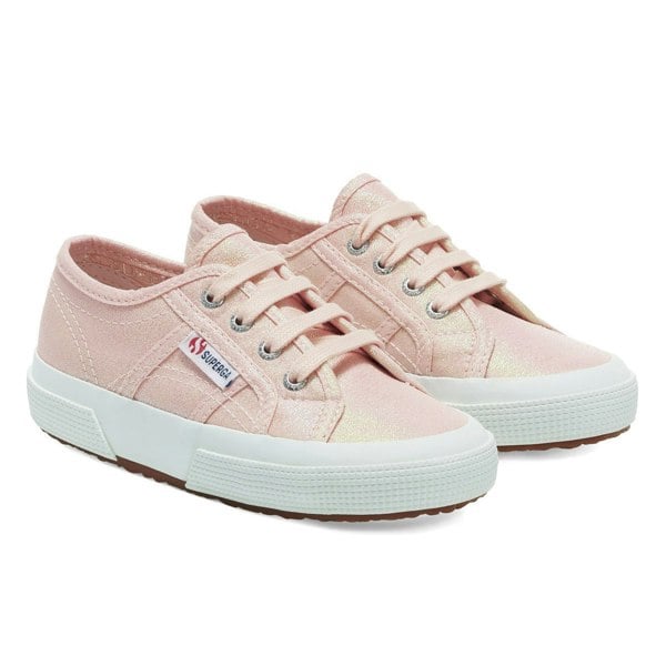 Superga Childrens/Kids 2750 Lamew Lace Up Trainers - Pink Ish Iridescent