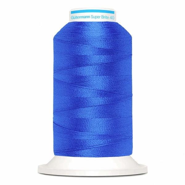 Gutermann Super Brite Polyester 40 Embroidery Thread 1000m Polyester Thread Suitable For Embroidery